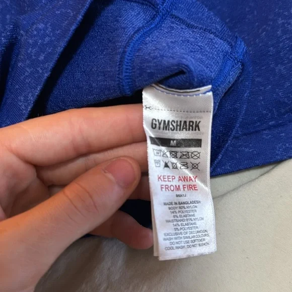 Gymshark Blue Shorts - Picture 2 of 2